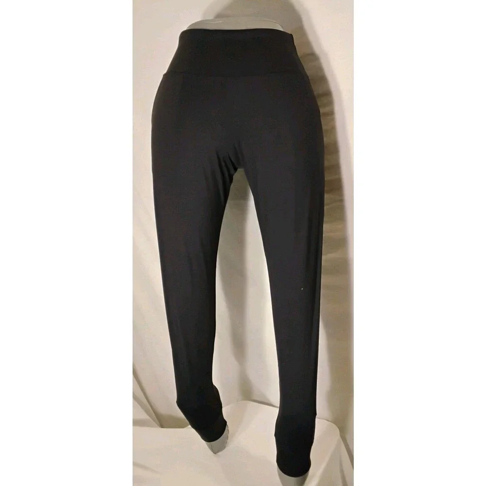 The Gym People Thick High Waist Black Yoga Pants with Pockets New Small